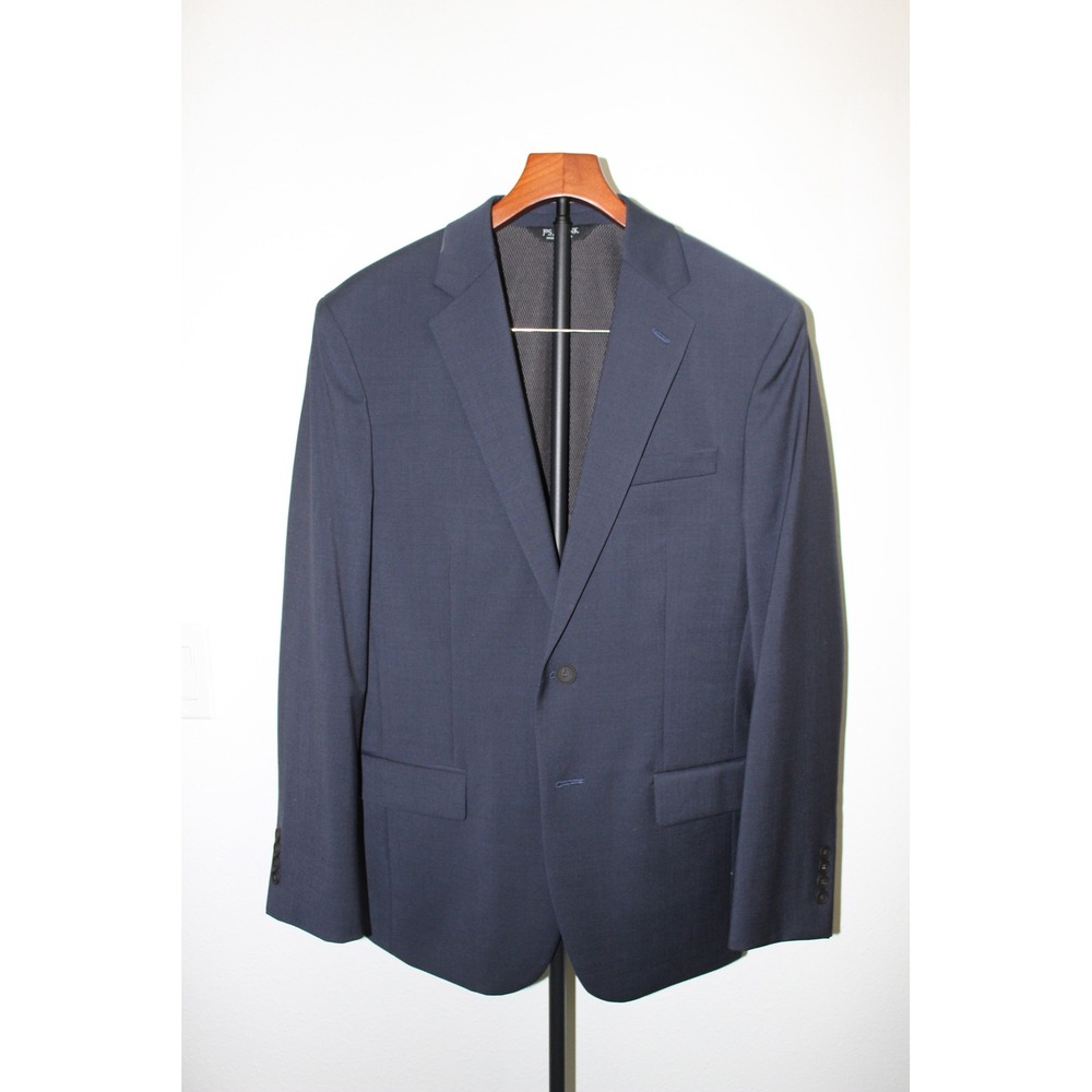 Jos. A. Bank Traveler Travel Tech Blazer Navy‎ Blue Slim Fit Wool Blend 40 Reg